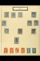 REVENUE STAMPS COLLECTION. 1864 TO 1947 Lovely Olde Tyme Collection On Leaves Begins With Bill Stamps 1864 Issue... - Other & Unclassified