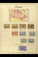 1928-43 FINE MINT AIR POST STAMPS An All Different Group With All Five 1928-35 Issues, 1938 6c, 1943 7c, 1942-43... - Other & Unclassified