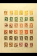 1870 - 1897 SMALL QUEENS USED. An Attractive Used (odd Mint / Unused) Collection On Three Album Pages Displayed... - Other & Unclassified
