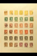 1870 - 1897 SMALL QUEENS USED. An Attractive Used (odd Mint / Unused) Collection On Three Album Pages Displayed... - Andere & Zonder Classificatie