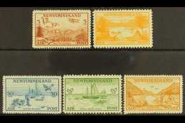 1933 Air Pictorials Set, SG 230/4, Very Fine Mint (5 Stamps) For More Images, Please Visit... - Other & Unclassified