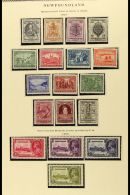 1908-36 MINT COLLECTION Presented In Mounts On Printed Pages. ALL DIFFERENT And Includes 1919 Most Caribou Values... - Other & Unclassified