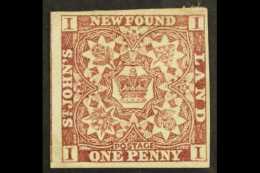 1857-64 1d Brown - Purple, SG 1, Fine Mint Part OG For More Images, Please Visit... - Other & Unclassified