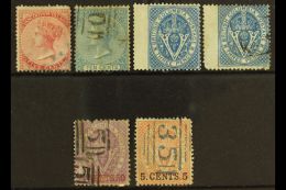 1865 - 71 USEFUL SELECTION Small Mint And Used Selection Of These Early Issues Incl Vancouver Is 1865 Perf 14 5c... - Andere & Zonder Classificatie