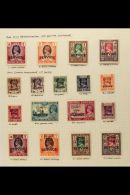 OFFICIALS 1937-47 VERY FINE MINT COLLECTION On Pages. Includes 1937 KGV India Opt'd Set To 2r, 1939 KGVI Opt'd Set... - Birmania (...-1947)