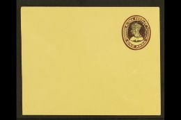 JAPANESE OCCUPATION BURMA INDEPENDENCE ARMY 1942 1a Red-brown Postal Stationery Envelope With Peacock Overprint... - Birmanie (...-1947)