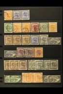 1916-1970 FINE USED COLLECTION On Stock Pages, Inc 1916 5c & 8c (x2), 1924-37 Most Vals To 25c (x2) & 30c,... - Brunei (...-1984)