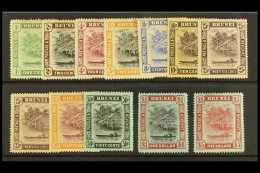 1908 New Colours Set (less 3c But With 25c Shades), SG 34/47, Fine To Very Fine Mint. (12 Stamps) For More Images,... - Brunei (...-1984)