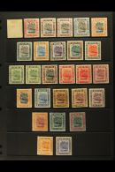 1907-22 MINT COLLECTION On A Stock Page. Includes 1907-10 Set (1c With Reversed Watermark), 1908-22 Set To $1 With... - Brunei (...-1984)