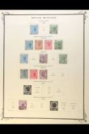 1865-1899 ALL DIFFERENT COLLECTION On Pages, Inc 1865 1d Mint & 1s Used, 1872-79 Perf 12½ Set To 6d All... - British Honduras (...-1970)