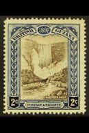 1898 2c Brown & Indigo Jubilee WATERMARK REVERSED Variety, SG 217x, Fine Mint, Fresh. For More Images, Please... - Guyane Britannique (...-1966)