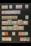 1881-1951 MINT COLLECTION On Stock Pages, ALL DIFFERENT, 1881 To "2" On 96c, 1881 "2" On 24c Official (scuff),... - Britisch-Guayana (...-1966)