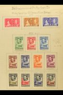1925-1958 FINE MINT All Different Collection On Leaves. Note 1932 Set To 1s Plus Dues Set; 1935 Jubilee Set;... - Other & Unclassified