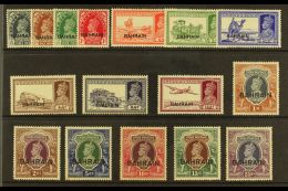 1938 Geo VI Set Complete, SG 20/37, 5r Tones Otherwise Very Fine And Fresh Mint. Scarce Set. (16 Stamps) For More... - Bahrain (...-1965)