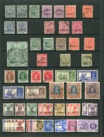 1933-55 USED COLLECTION Includes KGV To 12a Inc 2a Inv Wmk, 1934-37 Set, 1938-41 To 2r Inc 4a, 1942-45 Most Values... - Bahrain (...-1965)