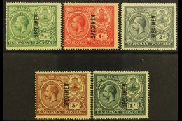 1920 Peace Celebration Set Complete, Ovptd "Specimen", SG 106s/110s, Very Fine Mint. (5 Stamps) For More Images,... - Other & Unclassified