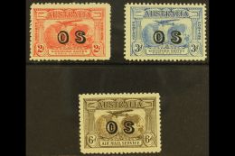 OFFICIALS 1931 Kingsford Smith "OS" Opt'd Set, SG O123/4 & SG 139a, Fine Mint (3 Stamps) For More Images,... - Other & Unclassified