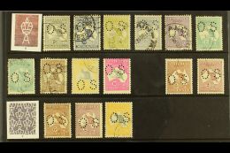 OFFICIALS 1915-1929 ROOS USED COLLECTION On A Stock Page, All Different, Inc 1915-28 Set To 10s, 1923-24 To 2s And... - Sonstige & Ohne Zuordnung