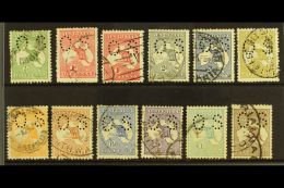 OFFICIALS 1914 USED KANGAROO Set To 2s, SG O16/O26, Good To Fine Used (12 Stamps) For More Images, Please Visit... - Other & Unclassified