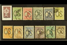 OFFICIALS 1913 USED KANGAROO Set To 2s, SG O1/O11, Good To Fine Used (11 Stamps) For More Images, Please Visit... - Sonstige & Ohne Zuordnung