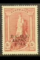 BCOF JAPAN 1946 5s Claret, SG J7, Very Fine And Fresh Mint. For More Images, Please Visit... - Autres & Non Classés
