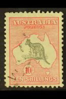 1931-36 10s Grey And Pink Kangaroo, SG 1436, Good Used, Light Cancel And Fresh Colour. For More Images, Please... - Other & Unclassified