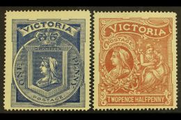 VICTORIA 1897 Jubilee & Hospital Charity Fund Complete Set, SG 353/54, Fine Mint, Fresh. (2 Stamps) For More... - Sonstige & Ohne Zuordnung