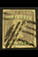 VICTORIA 1854 6d Lilac And Green, Too Late, SG 33, Very Fine Used With Good Margins All Round. For More Images,... - Autres & Non Classés