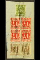 NEW SOUTH WALES REVENUE STAMPS - FAMILY ENDOWMENT 1932 (Stamp Duty Types Overprinted In Pale Green) Piece Bearing... - Otros & Sin Clasificación