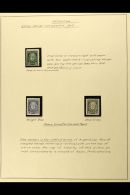 1910 CENTENARY ESSAYS A Fine Group Of Unadopted Designs Produced For The 2c And 10c Centenary Issue, With A... - Otros & Sin Clasificación