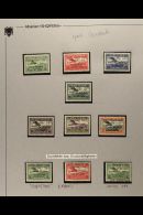 1925-1928 AIR POST ISSUES. FINE MINT COLLECTION In Hingeless Mounts On Leaves, Inc 1925 Sets (x2), 1927 "Rep.... - Albania