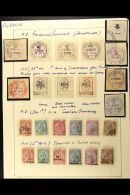 1913-1922 ATTRACTIVE COLLECTION In Hingeless Mounts On Leaves, Inc 1913 (Oct) Set Mostly Used, 1913 (Nov) Set... - Albanien