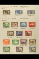 1937-51 VERY FINE MINT KGVI COLLECTION Of Complete Sets Inc 1939-48 Pictorial Set, 1951 Surcharge Set, HADHRAMAUT... - Aden (1854-1963)
