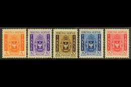 WWII ITALIAN OCCUPATION OF ALBANIA - 1940 POSTAGE DUE Complete Set, Sassone S. 9 , Very Fine Lightly Hinged Mint.... - Zonder Classificatie