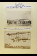 1910 - 1940 EARLY US AVIATION Superb Collection Of Covers And Cards Written Up On Show Pages Including A 1910... - Unclassified