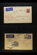 RHODESIAN & NYASALAND AIRWAYS 1935 FIRST FLIGHT AIRMAIL COVERS, Four Covers Incl. 30.7.35 Salisbury To Beira,... - Other & Unclassified