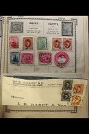 OLD TIME COLLECTION IN A SMALL ALBUM 1870s- 1940s Mint & Used Ranges In An Old Rapkin "Victory" Printed Album.... - Other & Unclassified