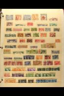 4 GIANT STOCKBOOKS 1850-1980s Mint & Used Ranges From Countries J To Z On Old Manilla Pages In Four Large File... - Other & Unclassified