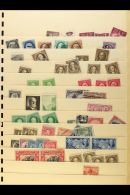 WORLD RANGES. All Periods Mint (some Never Hinged) & Used Stamps On Leaves, Stock Pages & In Stockbooks,... - Other & Unclassified