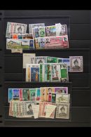 BRITISH COMMONWEALTH 1940's-1980's NEVER HINGED MINT RANGES On Stock Cards, Stock Pages & In Packets, Inc... - Andere & Zonder Classificatie