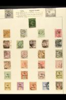 BRITISH ASIA COLLECTION On Album Pages, Mixed Mint & Used Ranges With QV To QEII Issues. Inc Aden &... - Sonstige & Ohne Zuordnung