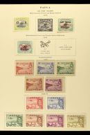 BRITISH PACIFIC ISLANDS 1878-1963 Mainly Fine Mint All Different Collection On Printed Leaves (no Australia Or New... - Other & Unclassified