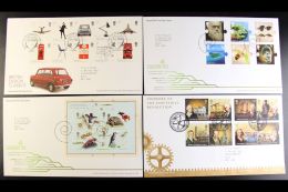 2009 COMPLETE YEAR SET Of Commemorative, Illustrated First Day Covers With Neatly Typed Addresses Inc... - FDC