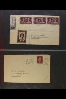 1936-1990 COVERS COLLECTION Presented In Four Albums. An Extensive First Day & Commemorative Cover Collection... - FDC