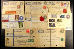 POSTAL STATIONERY A Chiefly Used Assembly Of Registered Envelopes (38) Incl Four Size K And Nine Size H, With Many... - Sonstige & Ohne Zuordnung