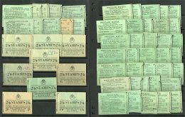 1943-1953 EMPTY BOOKLETS 2s6d Green All Different Collection Of Booklets With FRONT & BACK COVERS ONLY INTACT,... - Unclassified