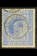 1902 10s Ultramarine, SG 265, Fine Used With Central "Devonshire St" Cds Cancel. Lovely For More Images, Please... - Unclassified