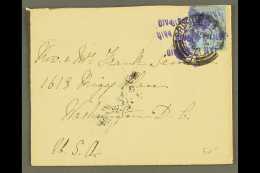 JUBILEE ISSUE. 1899 Cover To The USA Bearing 1887-92 2½d Tied By "Broughty Ferry" Cds And Several Unknown... - Other & Unclassified