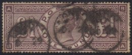 1884 £1 Brown Lilac, Watermark Crowns SG 185, Good Colour With London Cds's, Few Lightly Toned Perf Tips... - Sonstige & Ohne Zuordnung