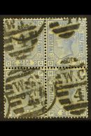 1880-83 2½d Blue Plate 22, SG 157, Used BLOCK Of 4, Centered Slightly To Bottom. (4 Stamps) For More... - Andere & Zonder Classificatie